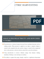 Piezoelectric Harvesting Energy