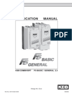 Application Manual: Keb Combivert F5-Basic / General 2.3