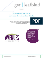 Avenues For Homeless Youth - Executive Director - Position Profile