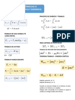 Formulas Trabajo y Energia