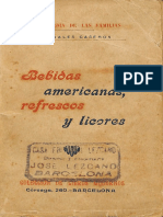 Bebidas Americanas Refrescos y Licores (1905)