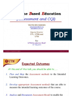 OBE Assessment CQI For UTM May 2014 Note PDF