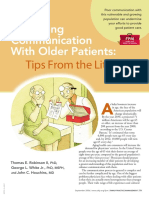 Improving Communication With Older Patients