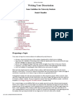 Writing A Dissertation PDF