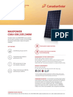 Canadian Solar Datasheet MaxPower CS6U M V5.51na