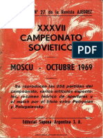 XXXVII Campeonato Sovietico Moscu 1969-Final