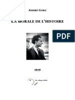 GORZ André - La Morale de L'histoire 1959 SCAN PDF (Cobayes Lettrés)