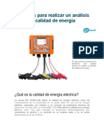 5 Razones para Realizar Un Análisis de Calidad de Energía