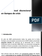 La Política Fiscal Discrecional en Tiempos de Crisis