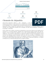 Biografia de Clemente de Alejandría