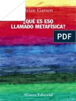 Garrett Brian - Que Es Eso Llamado Metafisica PDF