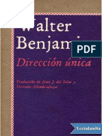 Direccion Unica - Walter Benjamin