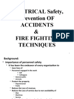 Electrical Safety, Prevention of Accidents &amp Fire Fighting Techniques-PSTI-12.01.10