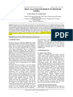 A Study On Stress Analysis For Design of Pressure Vessel: A. Devaraju, K. Pazhanivel