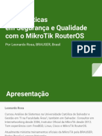 Mikrotik Boas Praticas Seguranca Qualidade