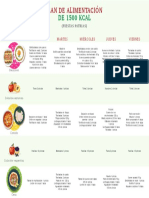 Plan de Alimentacion de 1500 Kcal - Fiestas Patrias