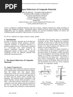 The Impact Behaviour of Composite Materials