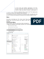 Range Formulas and Functions: Microsoft Excel