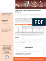 Clean Boiler Water-Side Heat Transfer Surfaces: Monitor Flue Gas Temperature