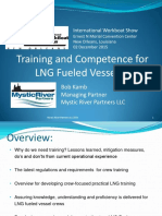 Crew Training For LNG Fueled Vessels