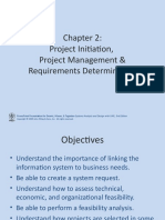 Project Initiation, Project Management & Requirements Determination