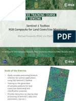 Sentinel-1 SNAP RGB Land Monitoring