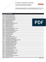 Relação Das Inscrições Deferidas (CREA-SE)