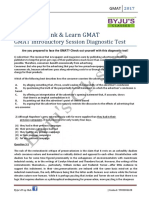 GMAT Verbal Handout