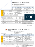 Department of Instrumentation and Control Engineering Time Table July-Nov 2017