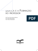 Didática e A Formação Do Professor