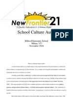 Milton Elementary School Culture Audit