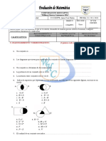 Examen Cuarto, Quinto y Sexto Grado Primera Unidad - 2013