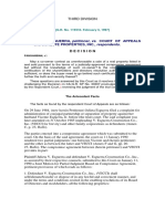 Julieta V. Esguerra, Petitioner, vs. Court of Appeals and SURESTE PROPERTIES, INC., Respondents