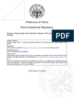 High-Level Synthesis Based VLSI Architectures For Video Coding