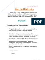 Capacitors and Dielectrics