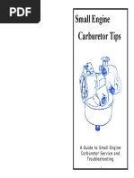 A Guide To Small Engine Carburetor Service and Troubleshooting