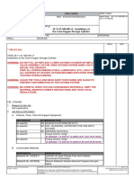 Job Card: 35-11-41-400-001-A - Installation of The Crew Oxygen-Storage Cylinder