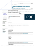 Microsoft PowerPoint Multiple Choice Questions (MCQS) Set 1 - Presentation System - Microsoft PowerPoint