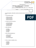 5 Básico Prueba de Lectura Barcos Que Vuelan Prueba