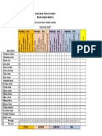 Grading Sheet