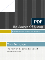 The Science of Singing