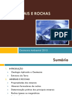 Aula 1 - Rochas e Minerais PDF