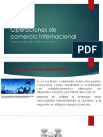 Operaciones de Comercio Internacional