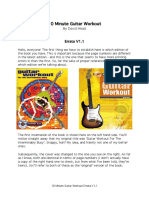 10 Minute Guitar Workout - Errata PDF