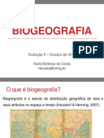 Biogeografia Aula