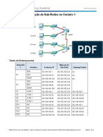 (Resolvido) (Ccna1) 8.1.4.7 Packet Tracer - Subnetting Scenario 1