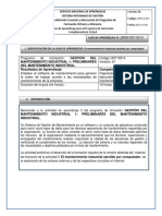 Preliminares Del Mantenimiento Industrial