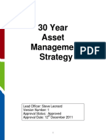 30 Year Asset Management Strategy