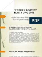 Sociología y Extensión Rural 2 URG 160515