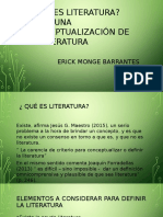 Qué Es Literatura